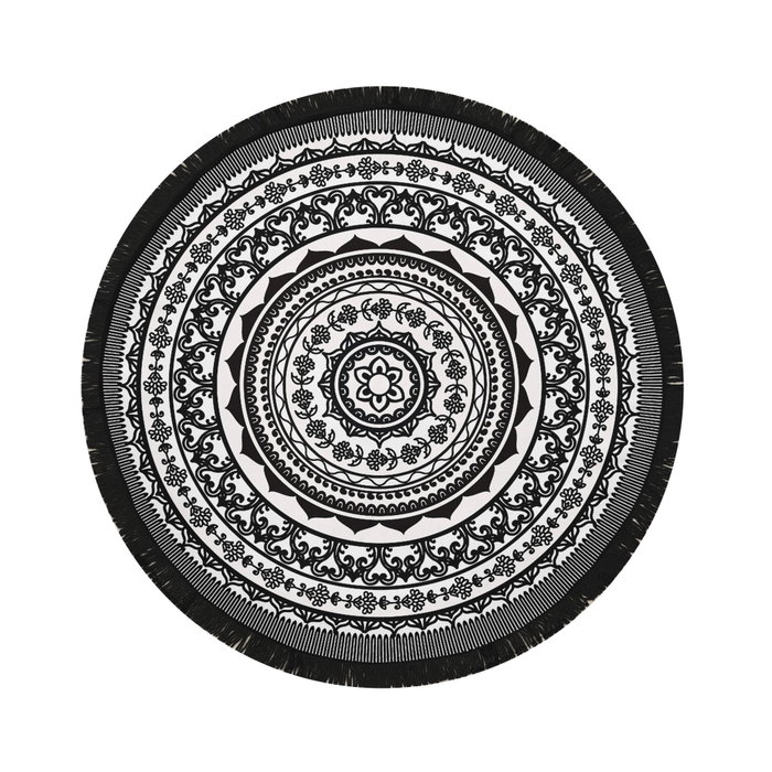 Mijölnir Siyah Mandala Toalla de Playa Multicolor Mijölnir Siyah Mandala Toalla de Playa Multicolor